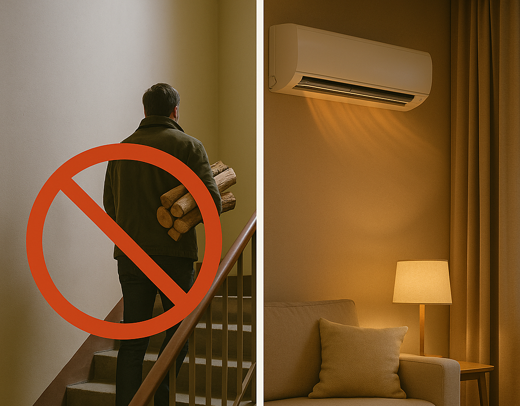 Zaboravite drva — izaberite inverter klime