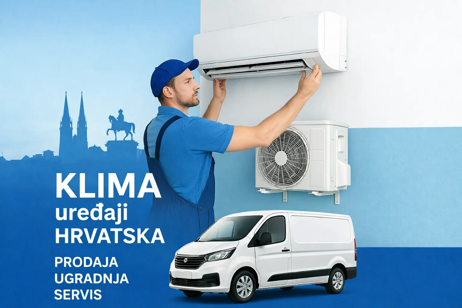 Montaža klima uređaja i servis klime po gradovima