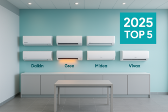 Najbolji klima uređaji 2025 – Top 5 modela prikazana u premium showroomu